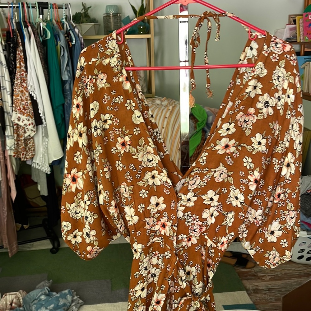 Faithfull the brand size medium wrap dress